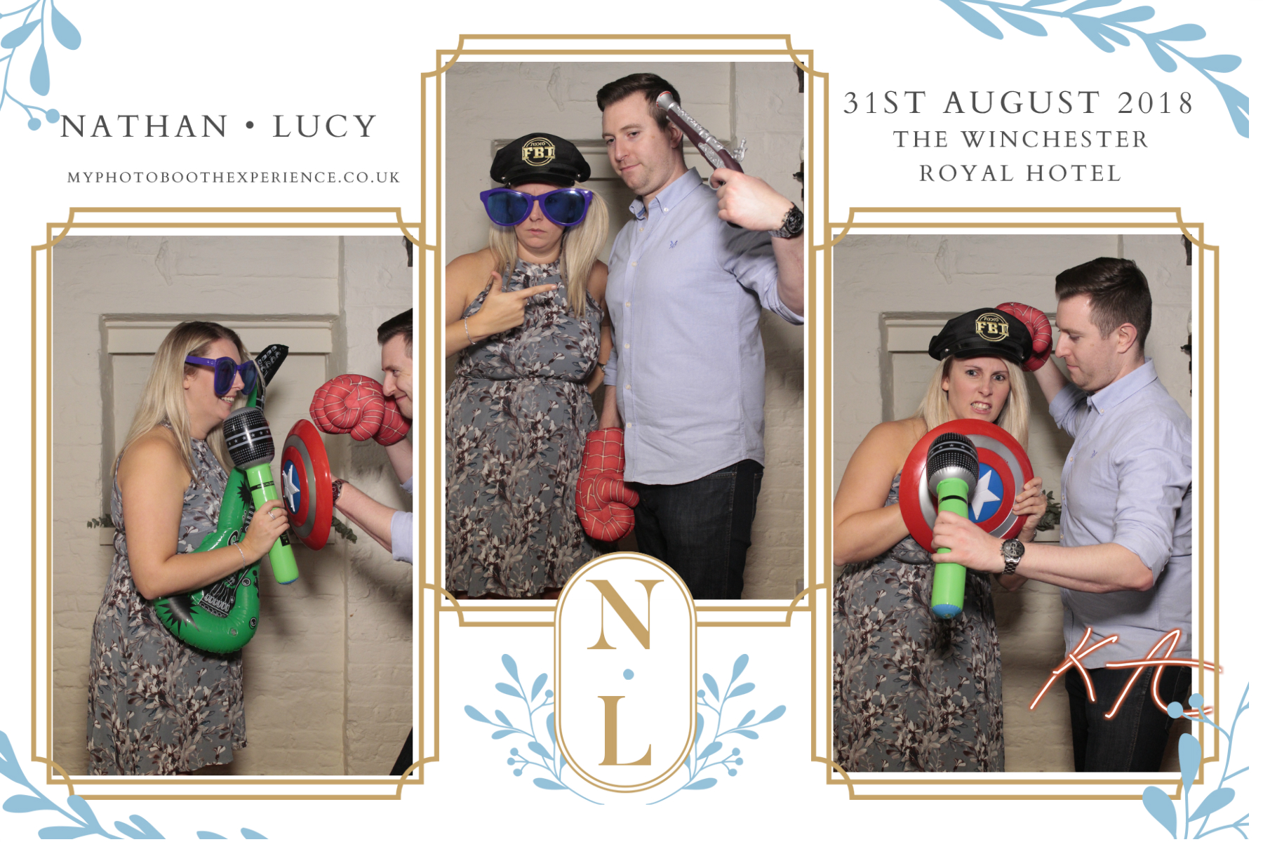 Nathan and Lucy’s wedding  | View more photos from the event at gallery.myphotoboothexperience.co.uk/u/MyPhotoBoothExperienceLtd/Nathan-and-Lucy’s-wedding